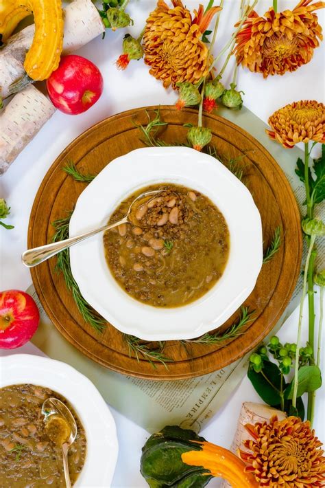 Lentil Bean Soup With Rosemary Sed Bona