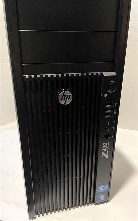 Hp Z Workstation Intel Xeon E Ghz Gb Tb Win Pro Pc Ebay