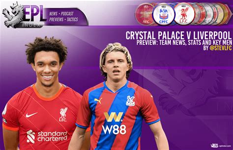 Crystal Palace V Liverpool Preview Team News Stats And Key Players