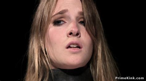 Brunette In Device Gets Feet Tormented