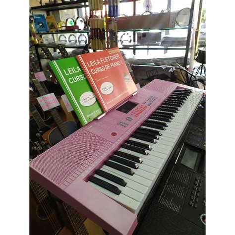 Teclado Musical Iniciante Ritmos Teclas Mxt Rosa Shopee Brasil