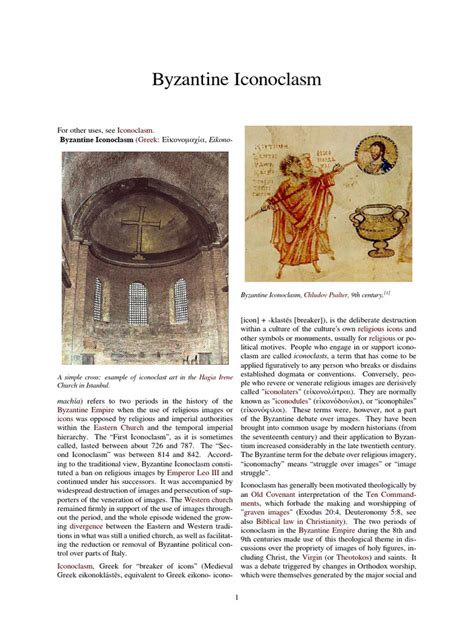 Byzantine Iconoclasm Pdf Icon