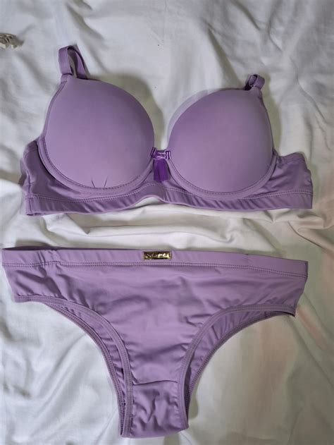 Conjunto de Lingerie Tanga Liso Confortável Lingerie Reforçado Sutiã