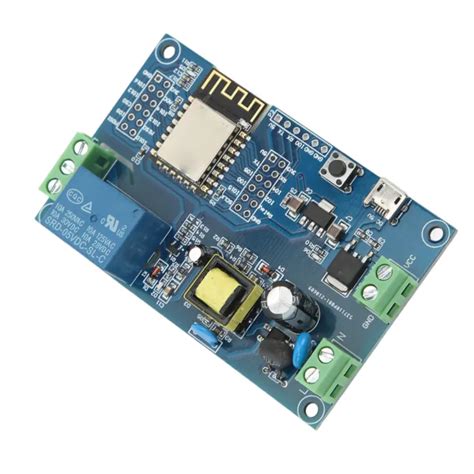 MODULE DE RELAIS 1 Canal Puce ESP8266 Carte De Relais WiFi à Conduite