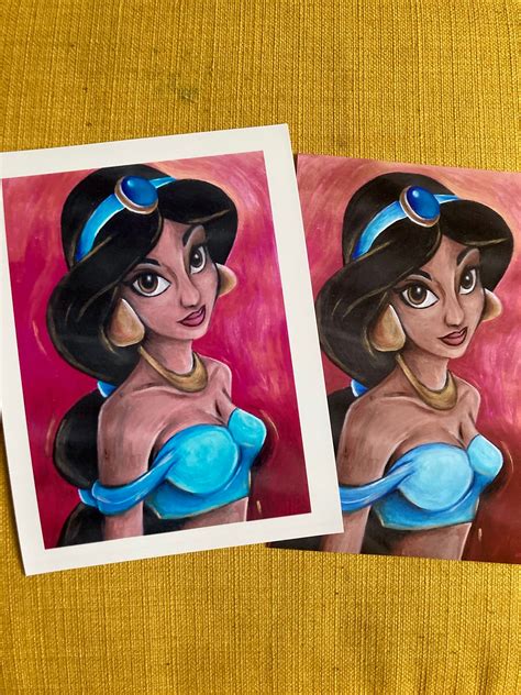 Disney Jasmine Art Print - Etsy