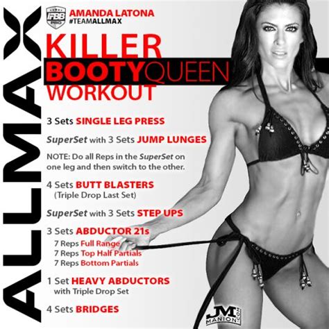 WANT A KILLER BOOTY LIKE IFBB PRO AMANDA LATONA Bikini Competition