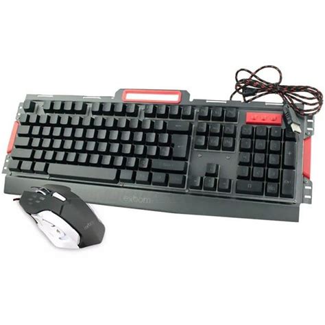 Kit Gamer Teclado E Mouse Semimec Nico Ilumina O Led E Acabamento