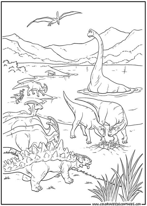 Dessins De Coloriage Dinosaure Imprimer Sur Laguerche Page