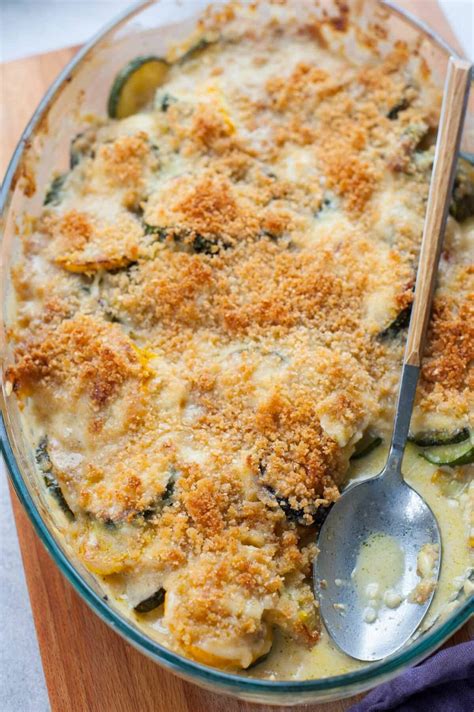 Zucchini Gratin Cheesy Scalloped Zucchini Everyday Delicious