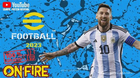 Novo Menu Argentina Pes Onfire Patch Oficial Gr Tis Youtube