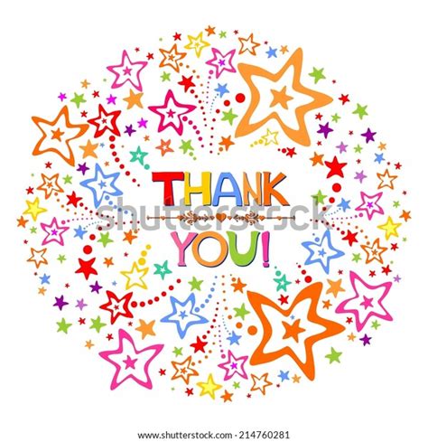 Thank You Card Illustration Stock Illustration 214760281 | Shutterstock