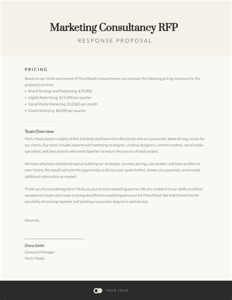 5 Rfp Response Templates And Best Practices To Win Your Next Rfp Proposal