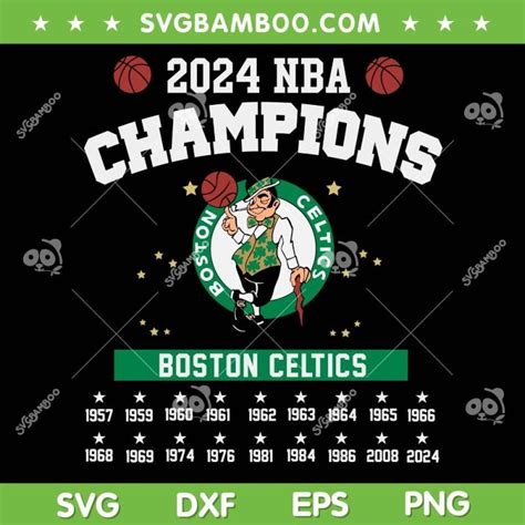 Boston Celtics Champions 2024 SVG, Celtics Championship