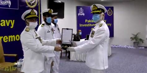 Pakistan Navy personnel conferred with Military awards