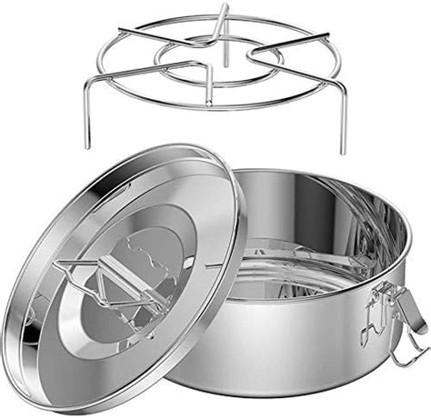 304 Stainless Steel Flan Mold With Lid And Easy Lift Handle Flan Pan