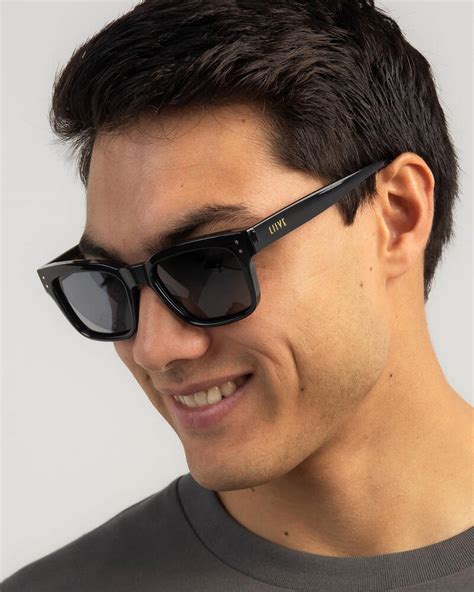 Shop Liive Dan Polarised Sunglasses In Black Fast Shipping And Easy