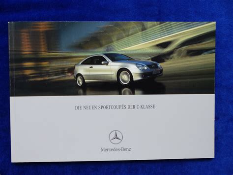 Mercedes Benz C Klasse Sportcoupe Typ Cl Mj Prospekt Brochure