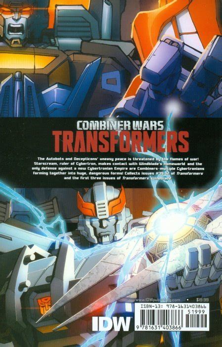 Transformers Combiner Wars Tpb 1 Idw Publishing Comic Book Value