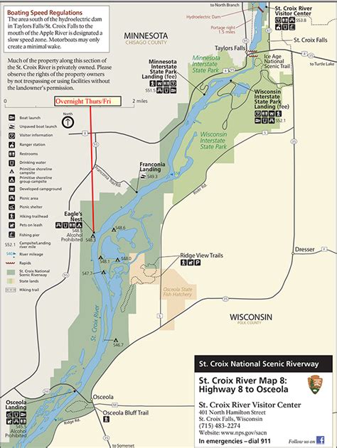 St Croix River Depth Map Stillwater Mn