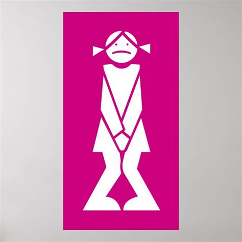 Affiches Femme Pour Toilettes Zazzlefr