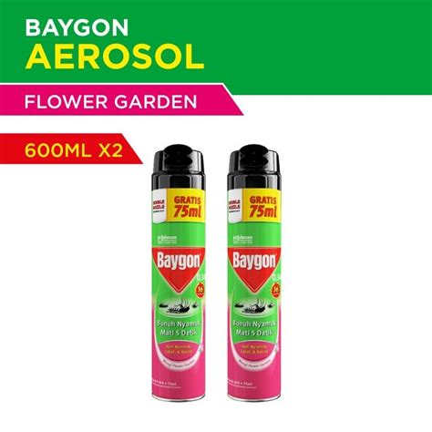 Baygon Aerosol Flower Garden Ml X Lazada Indonesia