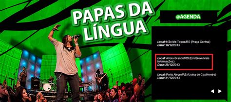 AG É neste sábado 28 o grande show do Papas da Língua Clicsul net