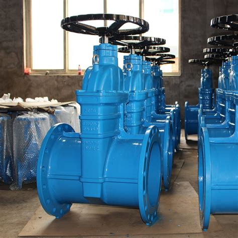 Non Rising Stem Ductile Iron Resilient Seated Din3352 F4 F5 Gate Valve