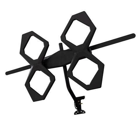 Buy GE Quadcore Outdoor TV Antenna Supports 4K 1080p UHF VHF Digital