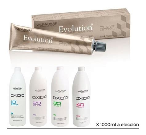 Kit 3 Tinturas Alfaparf Evolution X60ml Oxidante X 1000ml