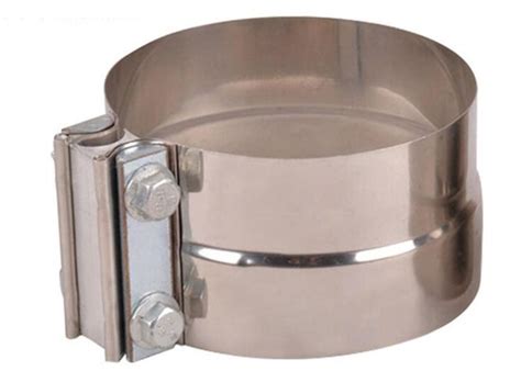 Aluminized Steel Butt Joint Exhaust Pipe Clamp