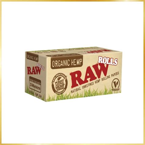 Feuilles à rouler RAW Organic Hemp King Size Slim Rolls