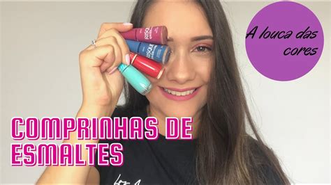 COMPRINHAS DE ESMALTES YouTube