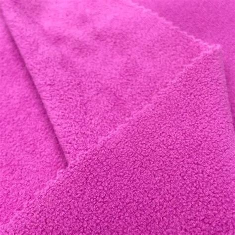 Polyester Double Side Brushed Solid Polar Fleece Fabric China