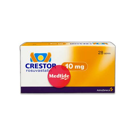 Rosuvastatin Crestor 10 Mg 28 Tabletsbox กล่อง 28 เม็ด Medtide