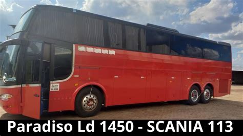 VENDIDO SCANIA 113 MARCOPOLO PARADISO GV 1450 Ano 1995 LD À VENDA