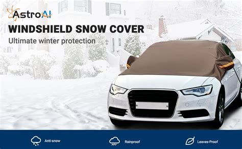 AstroAI Windshield Snow Cover Car Windshield Cover For Ice And Snow