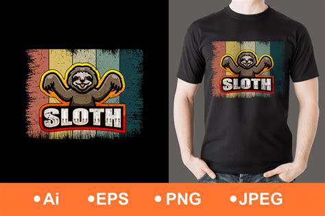 Crazy Sloth T-shirt Graphic by Zarin StudioCreative Fabrica