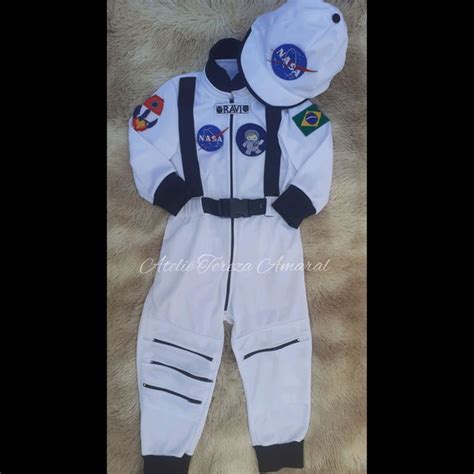 Macacão Astronauta Boné Personalizado Elo7 Produtos Especiais