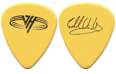 Eddie Van Halen Guitar Pick From 1995 Balance Tour With Vh Balance Logo