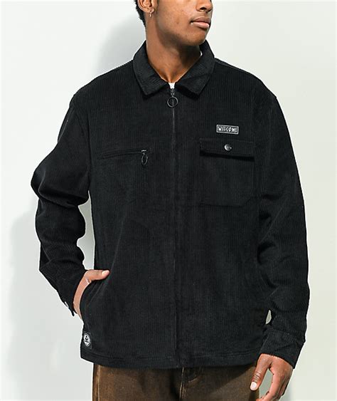 Welcome Hydra Black Corduroy Jacket