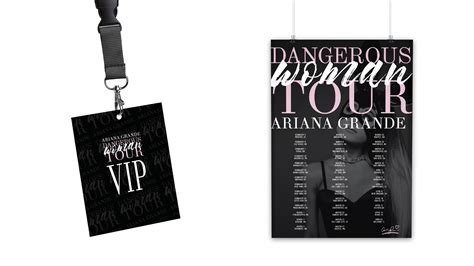 Dangerous Woman Tour + Merch Concepts – Ariana Grande on Behance