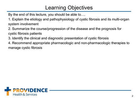 Cystic Fibrosis Student Version Ppt