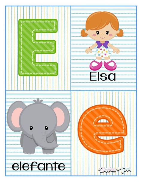 Tarjetas Para Trabajar El Abecedario Imagenes Educativas Abecedario