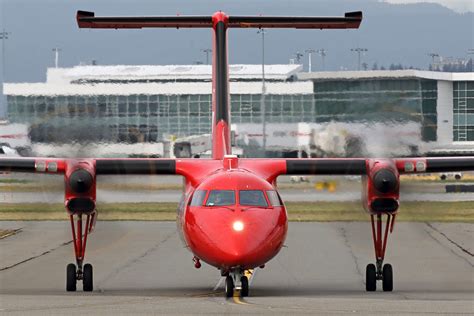 Transport Canada Surveillance Dash 8 C GSUR Arriving YVR Scott