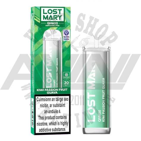 Kiwi Passionfruit Guava Lost Mary Qm Disposable Vape Ireland