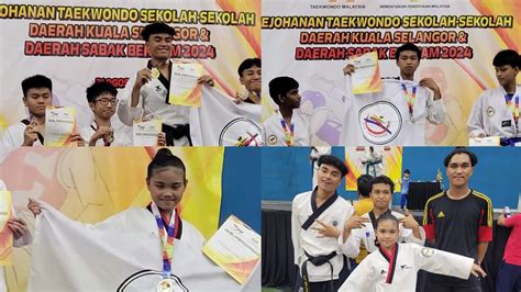 Gold Silver MSSD KUALA SELANGOR Taekwondo Poomsae Kyorugi YouTube