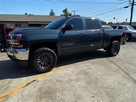 Chevrolet Silverado Grey Fuel Off Road Rebel 6 D680 Wheel Front