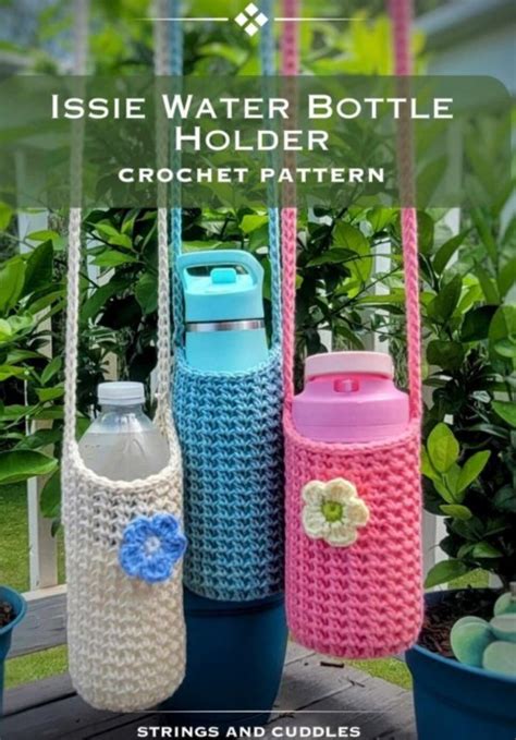 Crochet Issie Water Bottle Holder Free Crochet Pattern Craftorator