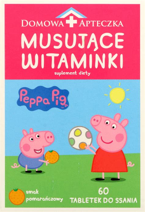 Domowa Apteczka Peppa Pig Tabletki Do Ssania Musuj Ce Witaminki