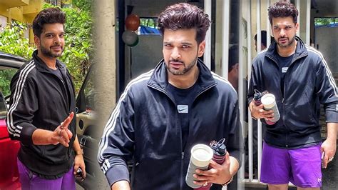 Handsome Hunk Karan Kundrra Spotted At Gym In Juhu Youtube